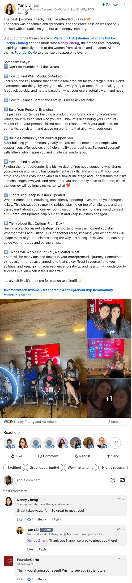 LinkedIn post by Yan Liu